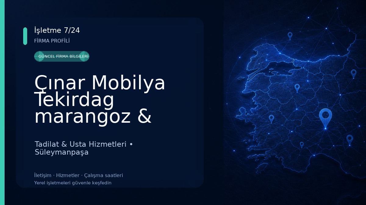 Çınar Mobilya Tekirdag marangoz & Mutfak Dolabı & Gardrop