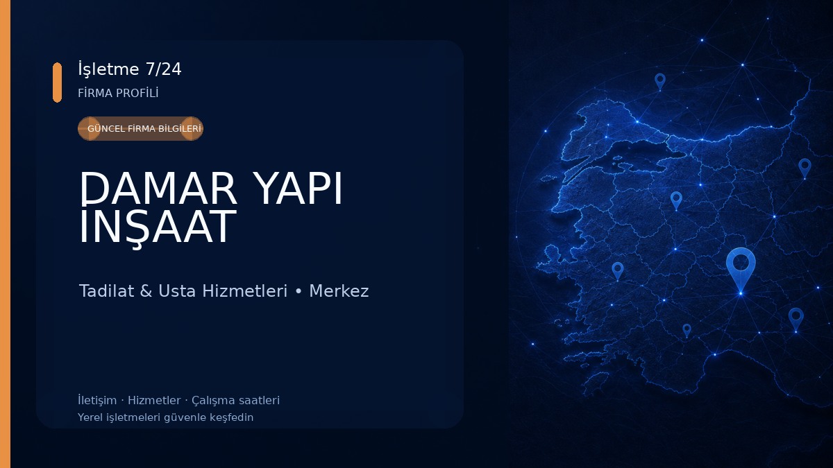 DAMAR YAPI İNŞAAT Tadilat & Usta Hizmetleri