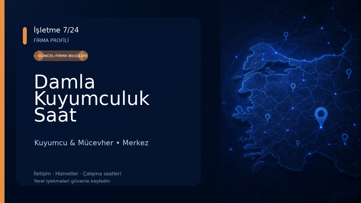 Damla Kuyumculuk Saat Kuyumcu & Mücevher