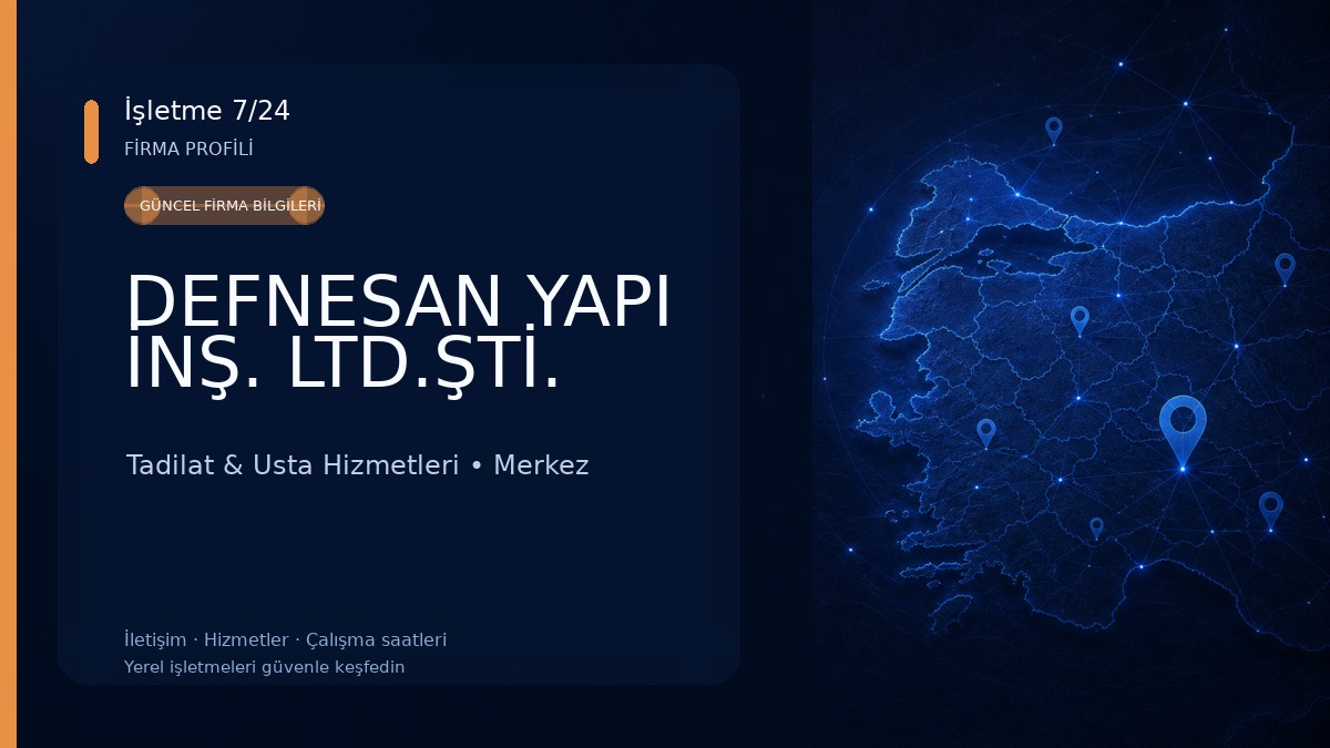DEFNESAN YAPI İNŞ. LTD.ŞTİ.