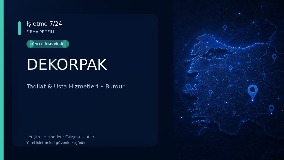 DEKORPAK Tadilat & Usta Hizmetleri