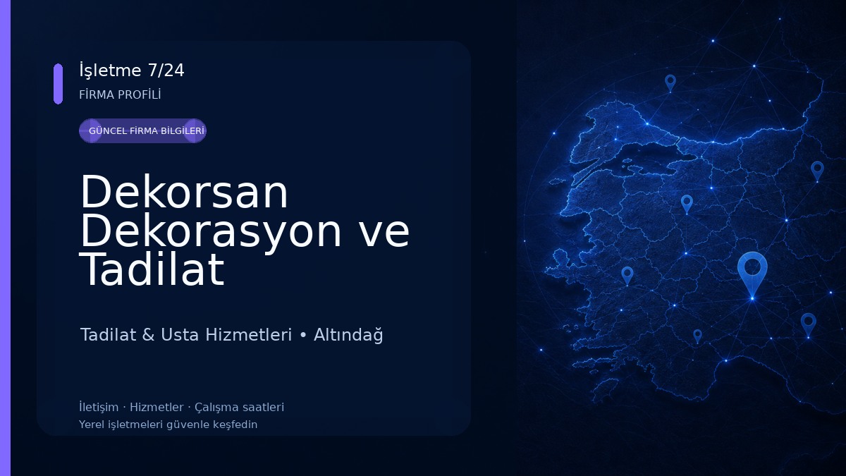 Dekorsan Dekorasyon ve Tadilat Hizmetleri 