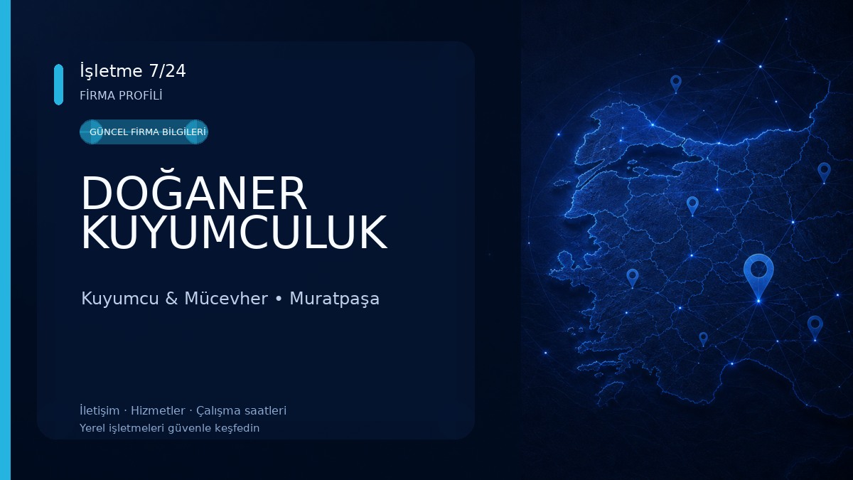 DOĞANER KUYUMCULUK Kuyumcu & Mücevher