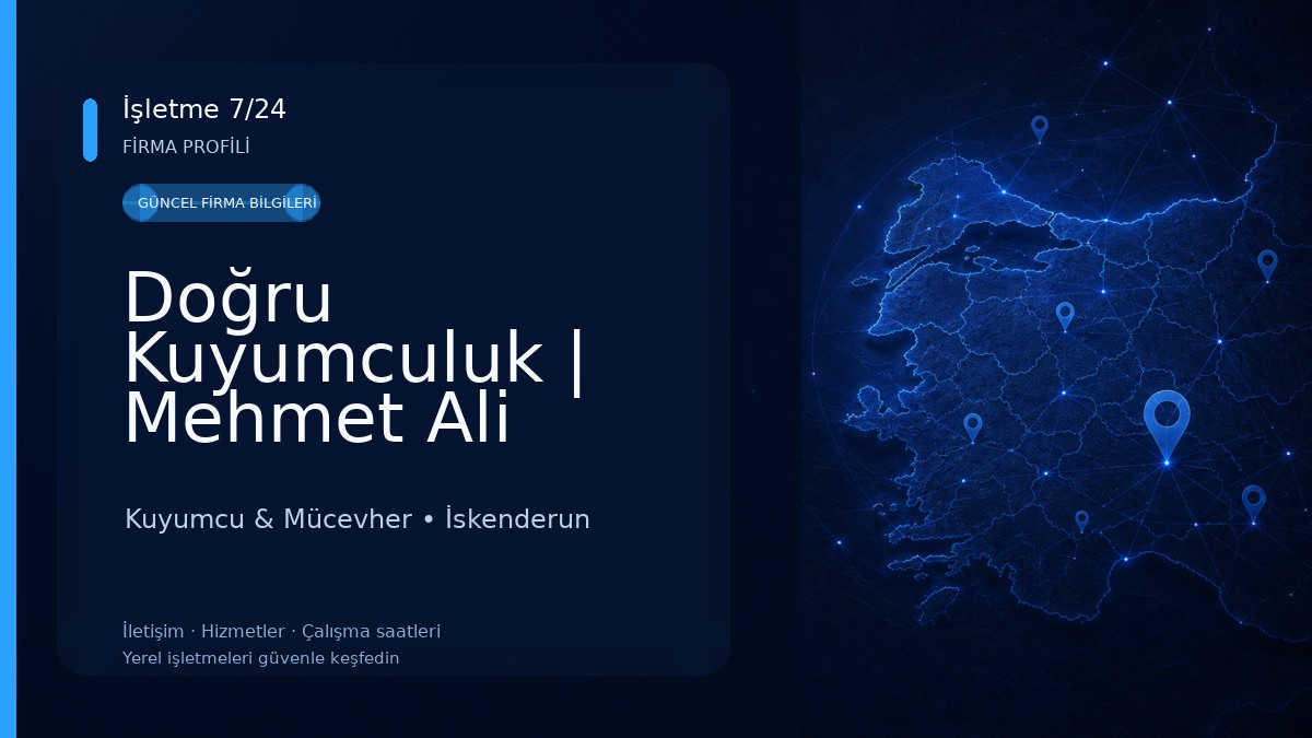 Doğru Kuyumculuk | Mehmet Ali Doğru
