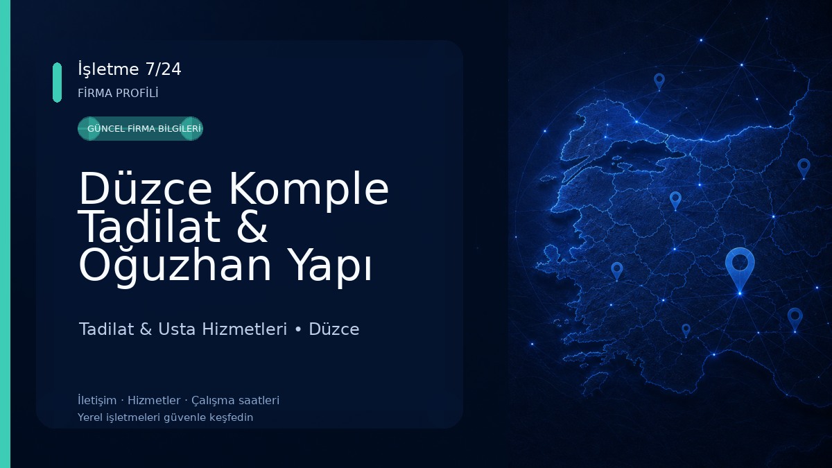 Düzce Komple Tadilat & Oğuzhan Yapı 