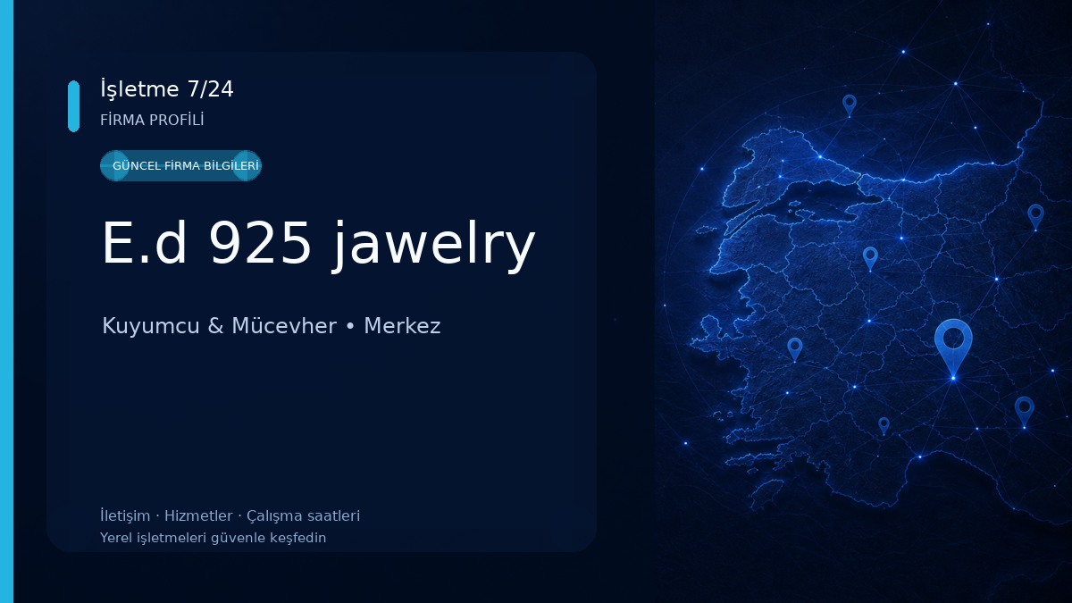 E.d 925 jawelry