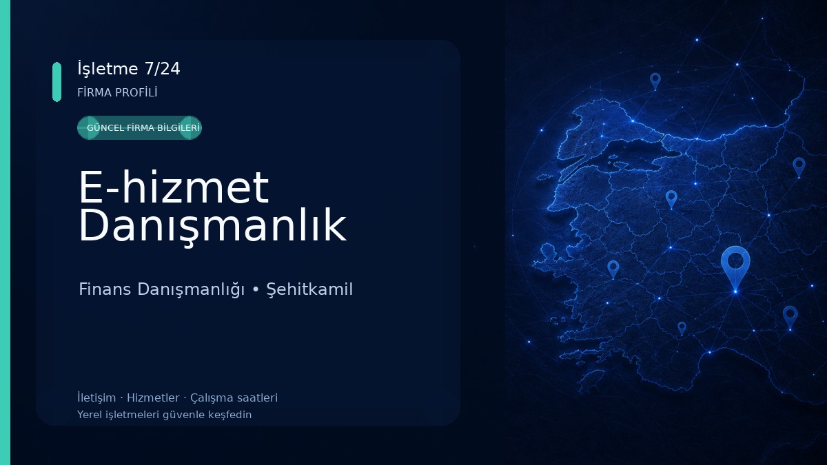E-hizmet Danışmanlık 