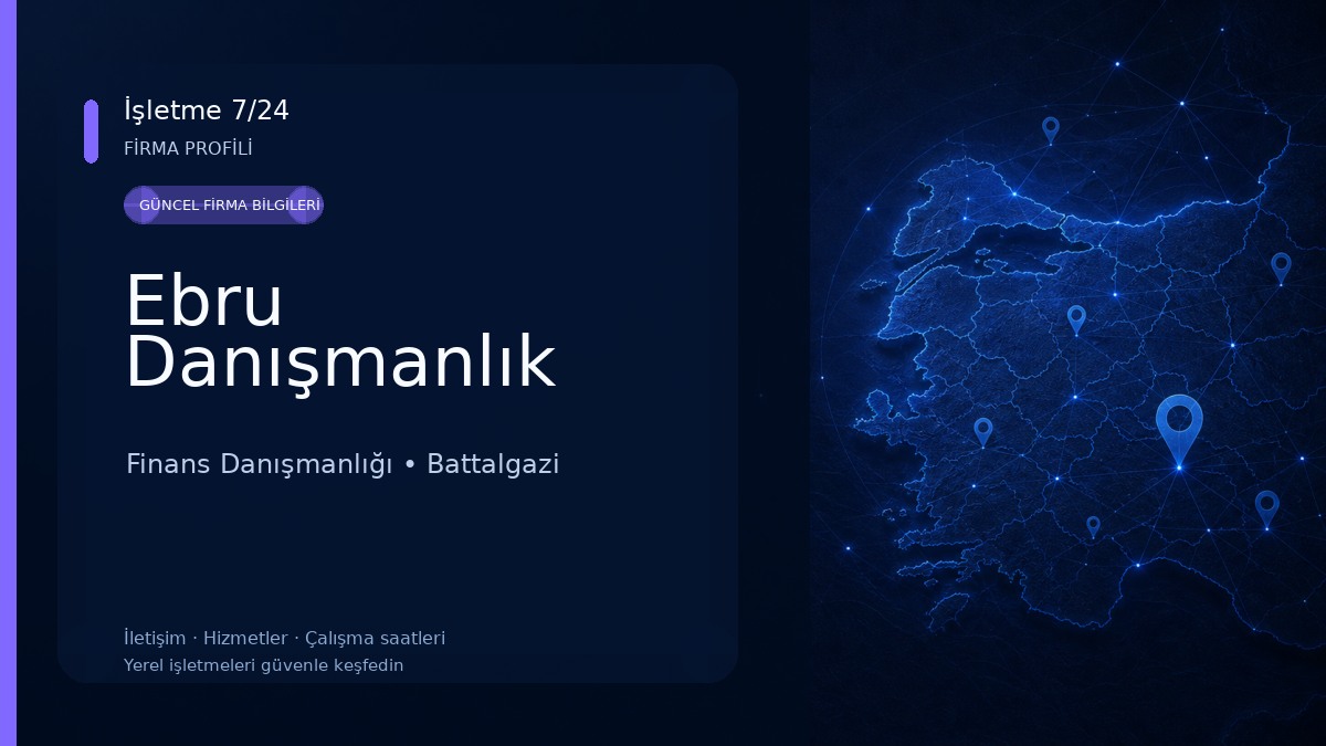 Ebru Danışmanlık Finans Danışmanlığı