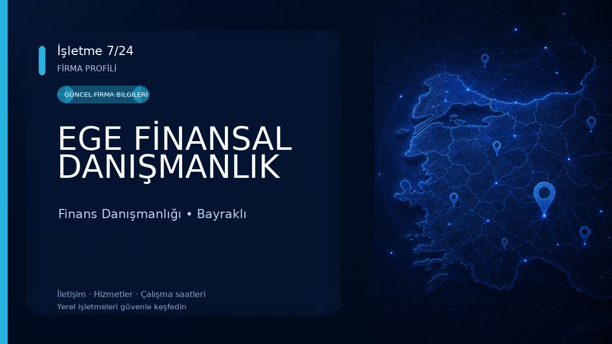 EGE FİNANSAL DANIŞMANLIK Finans Danışmanlığı