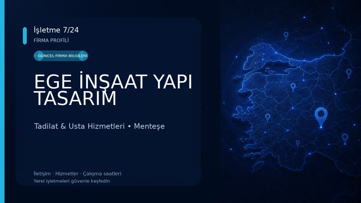 EGE İNŞAAT YAPI TASARIM Tadilat & Usta Hizmetleri