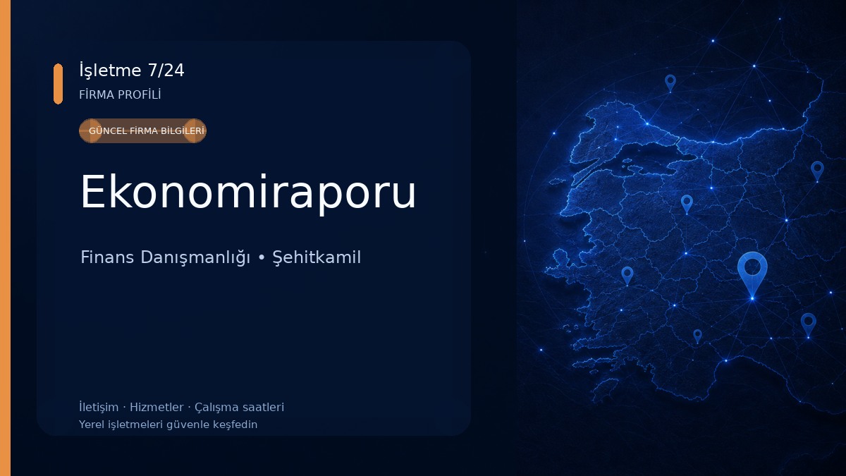 Ekonomiraporu Finans Danışmanlığı