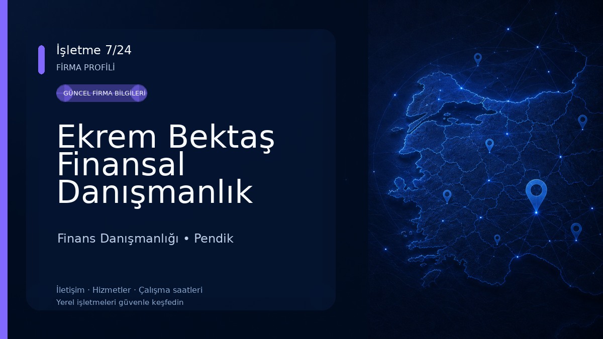 Ekrem Bektaş Finansal Danışmanlık