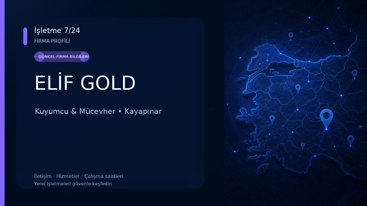 ELİF GOLD Kuyumcu & Mücevher