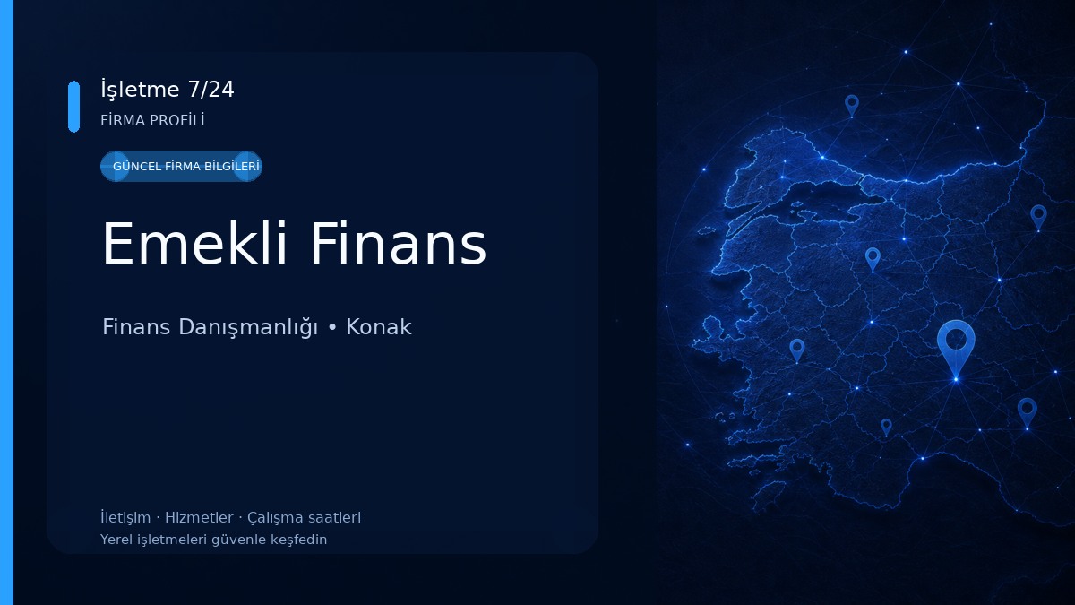 Emekli Finans Finans Danışmanlığı
