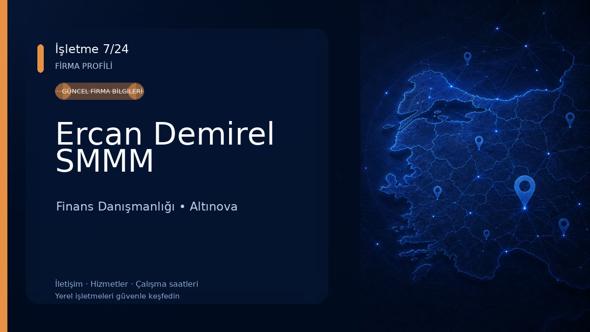 Ercan Demirel SMMM Finans Danışmanlığı