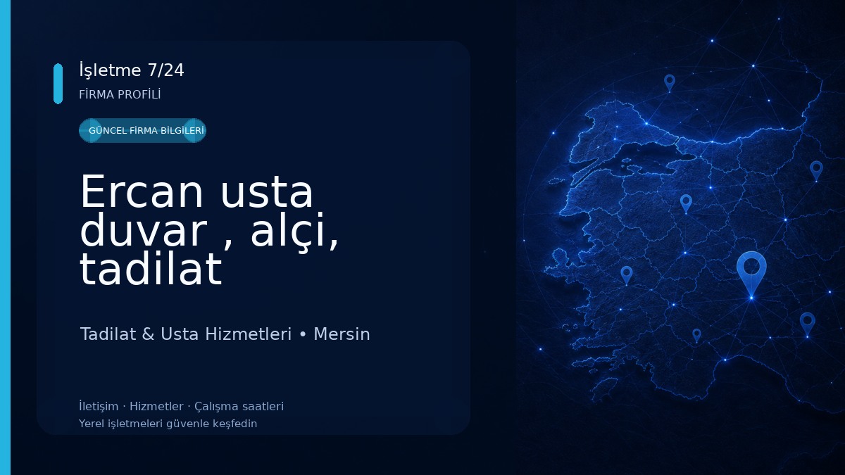 Ercan usta duvar , alçi, tadilat Tadilat & Usta Hizmetleri