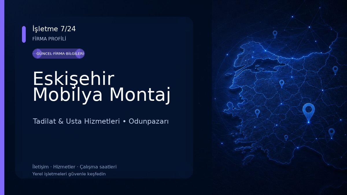 Eskişehir Mobilya Montaj Tadilat & Usta Hizmetleri