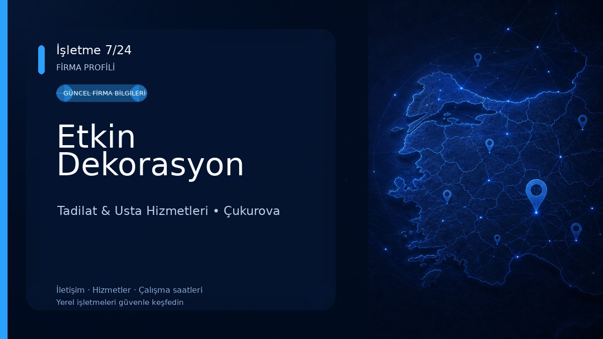 Etkin Dekorasyon