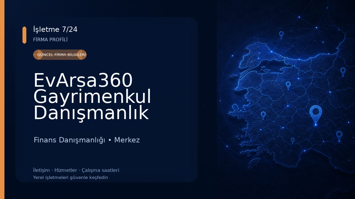 EvArsa360 Gayrimenkul Danışmanlık hizmetleri Finans Danışmanlığı