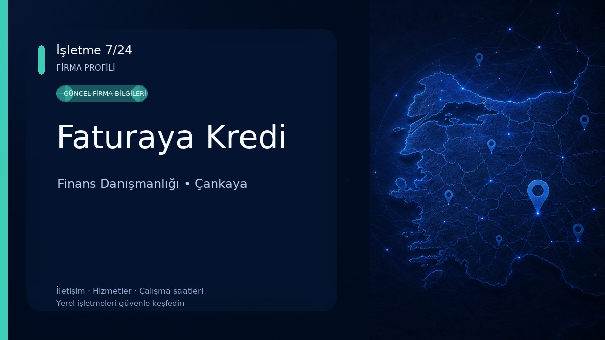 Faturaya Kredi Finans Danışmanlığı