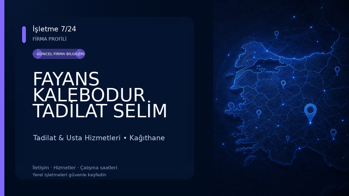 FAYANS KALEBODUR TADİLAT SELİM USTA Tadilat & Usta Hizmetleri