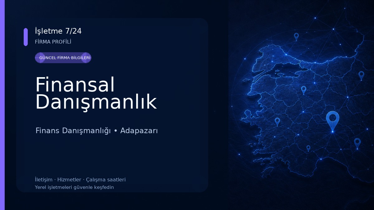 Finansal Danışmanlık Finans Danışmanlığı