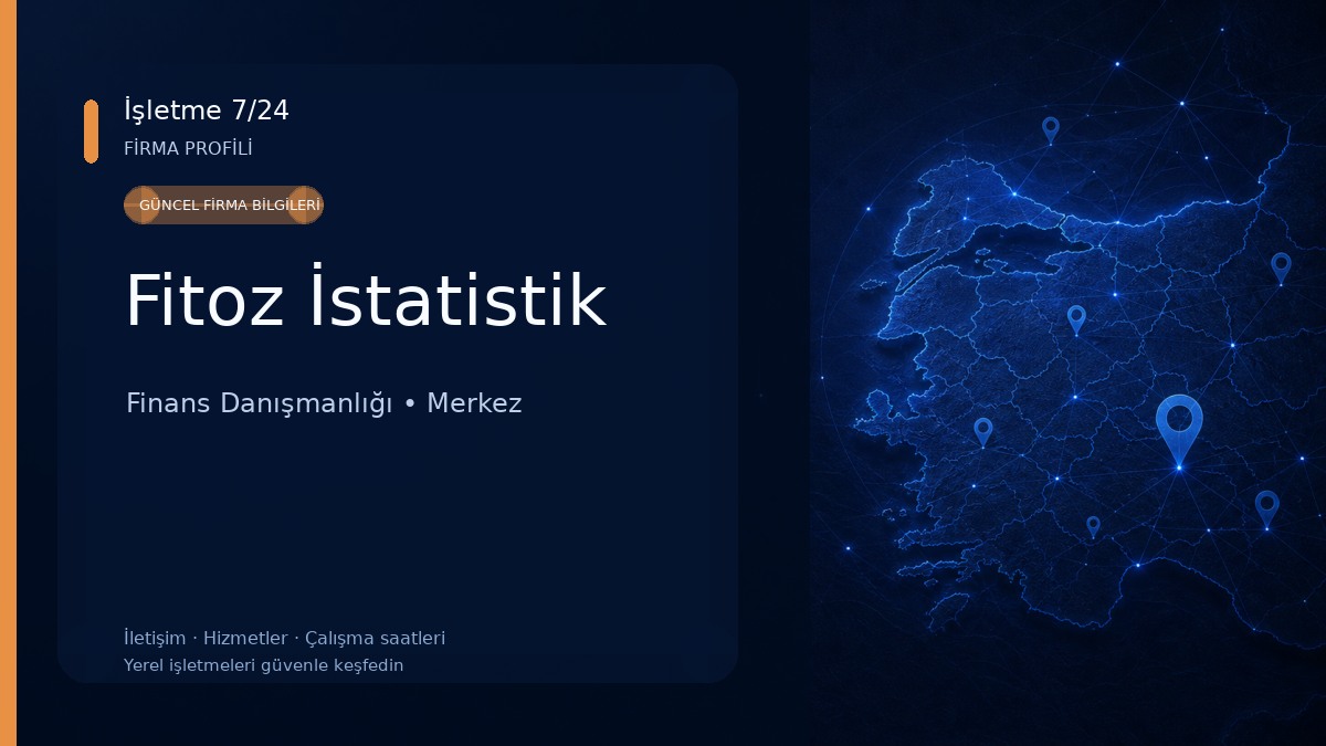 Fitoz İstatistik Finans Danışmanlığı