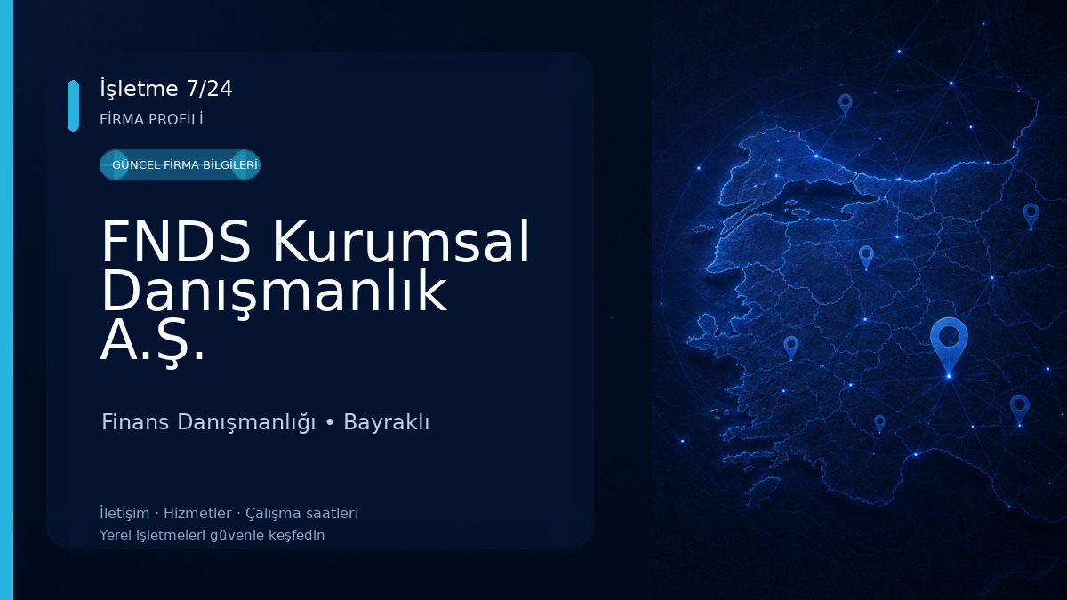 FNDS Kurumsal Danışmanlık A.Ş. Finans Danışmanlığı