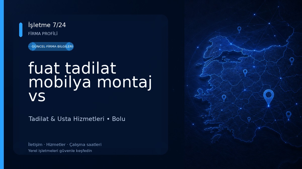 fuat tadilat mobilya montaj vs 