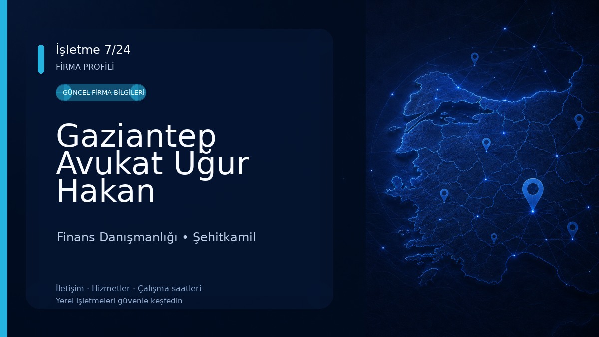 Gaziantep Avukat Uğur Hakan Kahraman Avukat Fethi Kahraman-Kahraman Hukuk Bürosu Gaziantep