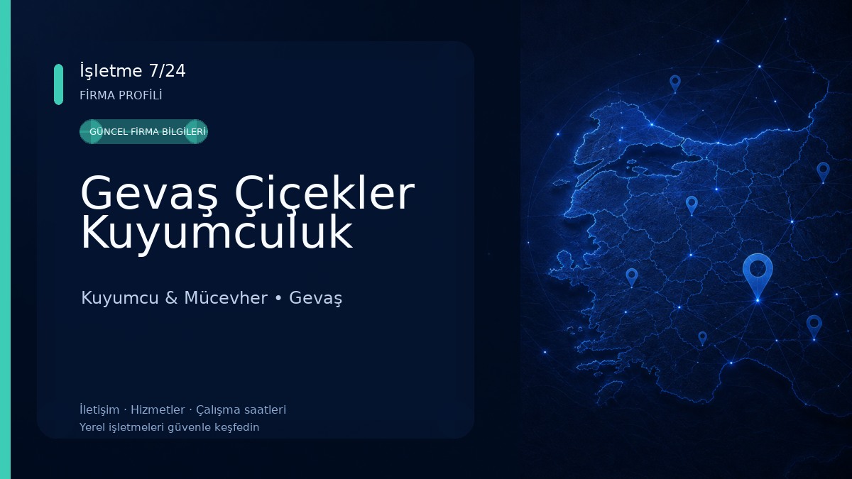 Gevaş Çiçekler Kuyumculuk Kuyumcu & Mücevher