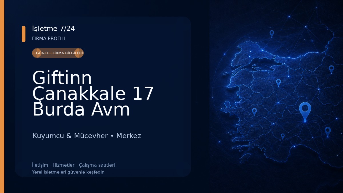 Giftinn Çanakkale 17 Burda Avm