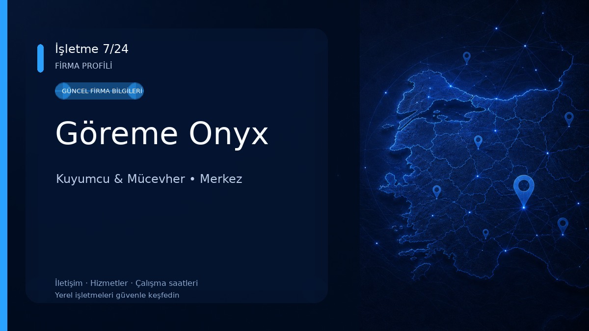 Göreme Onyx Kuyumcu & Mücevher