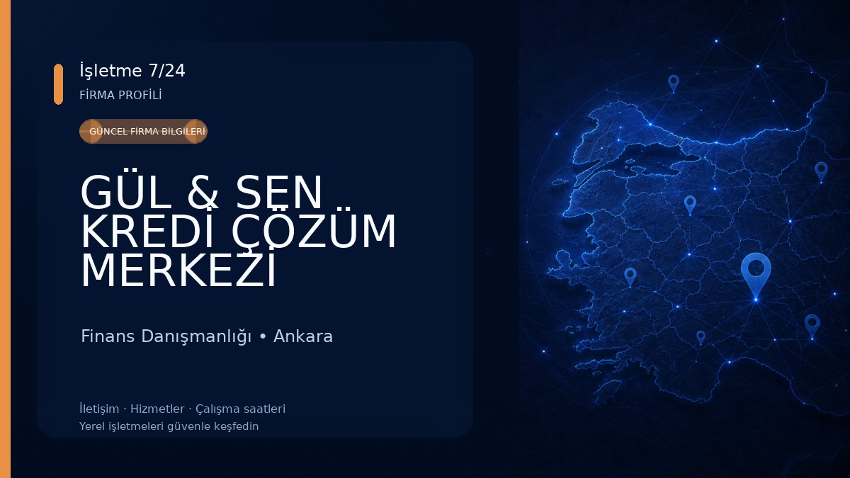 GÜL & SEN KREDİ ÇÖZÜM MERKEZİ Finans Danışmanlığı