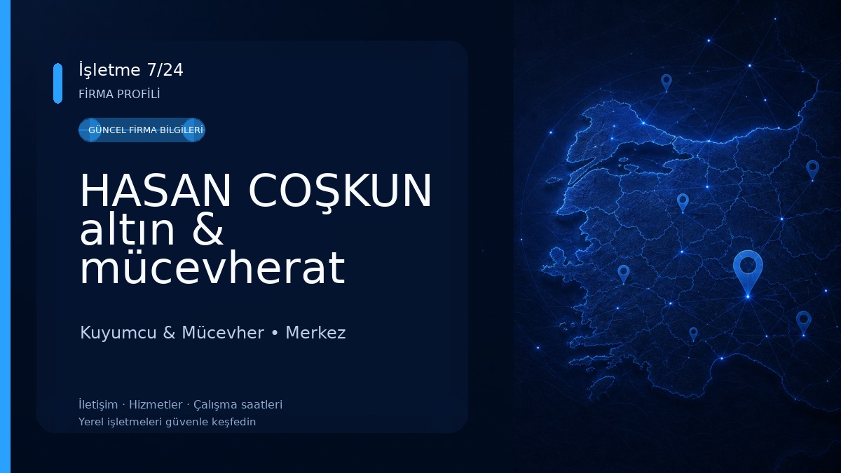 HASAN COŞKUN altın & mücevherat Kuyumcu & Mücevher