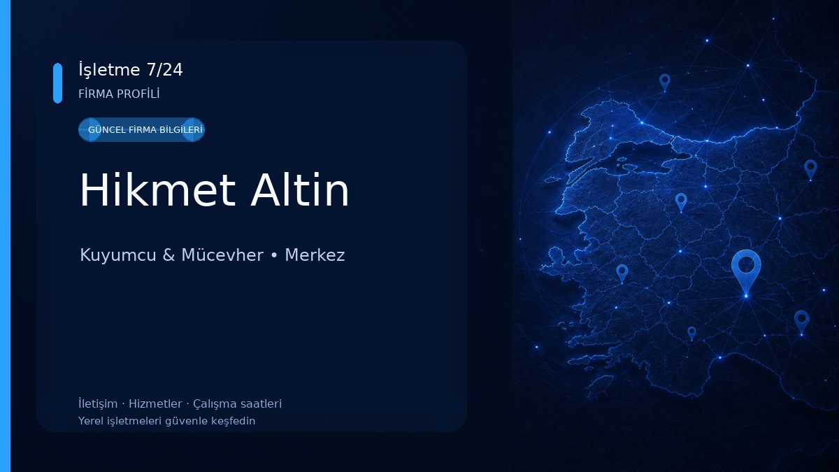 Hikmet Altin Kuyumcu & Mücevher