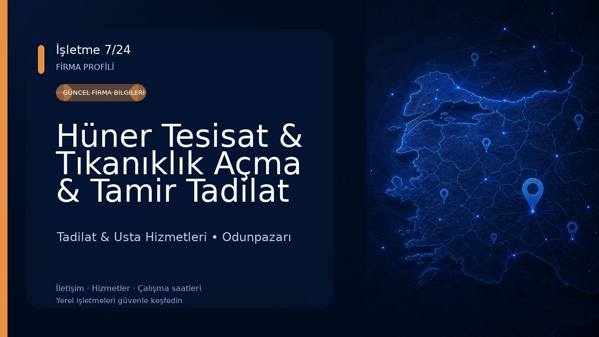 Hüner Tesisat & Tıkanıklık Açma & Tamir Tadilat Tadilat & Usta Hizmetleri