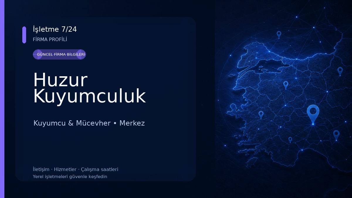 Huzur Kuyumculuk Kuyumcu & Mücevher
