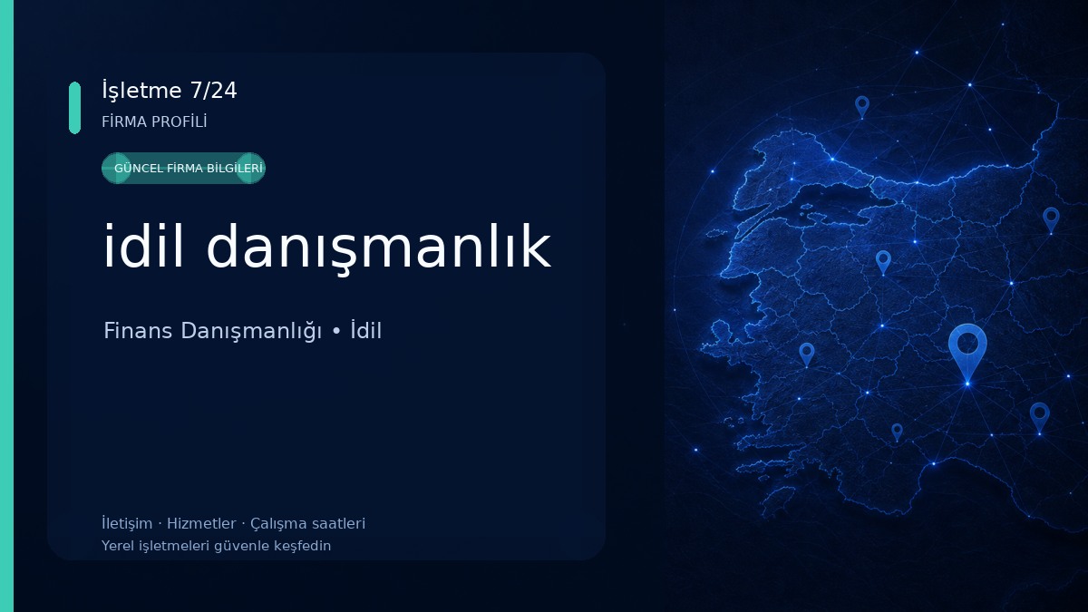 idil danışmanlık 