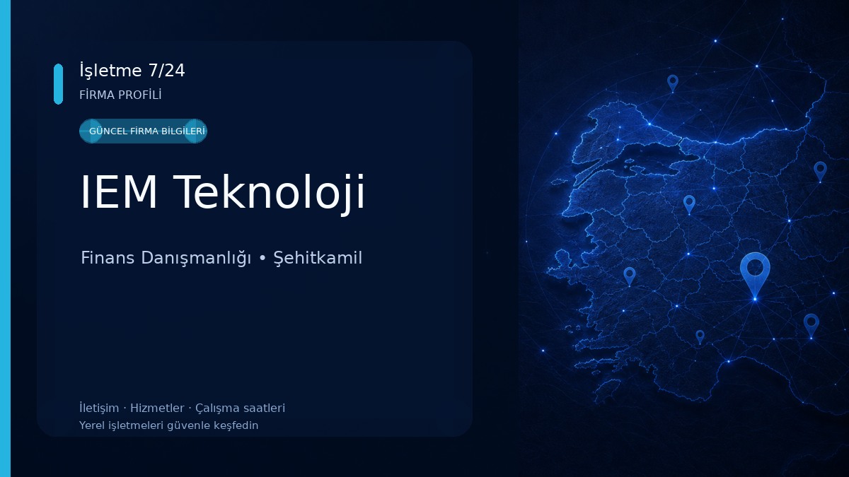 IEM Teknoloji Finans Danışmanlığı