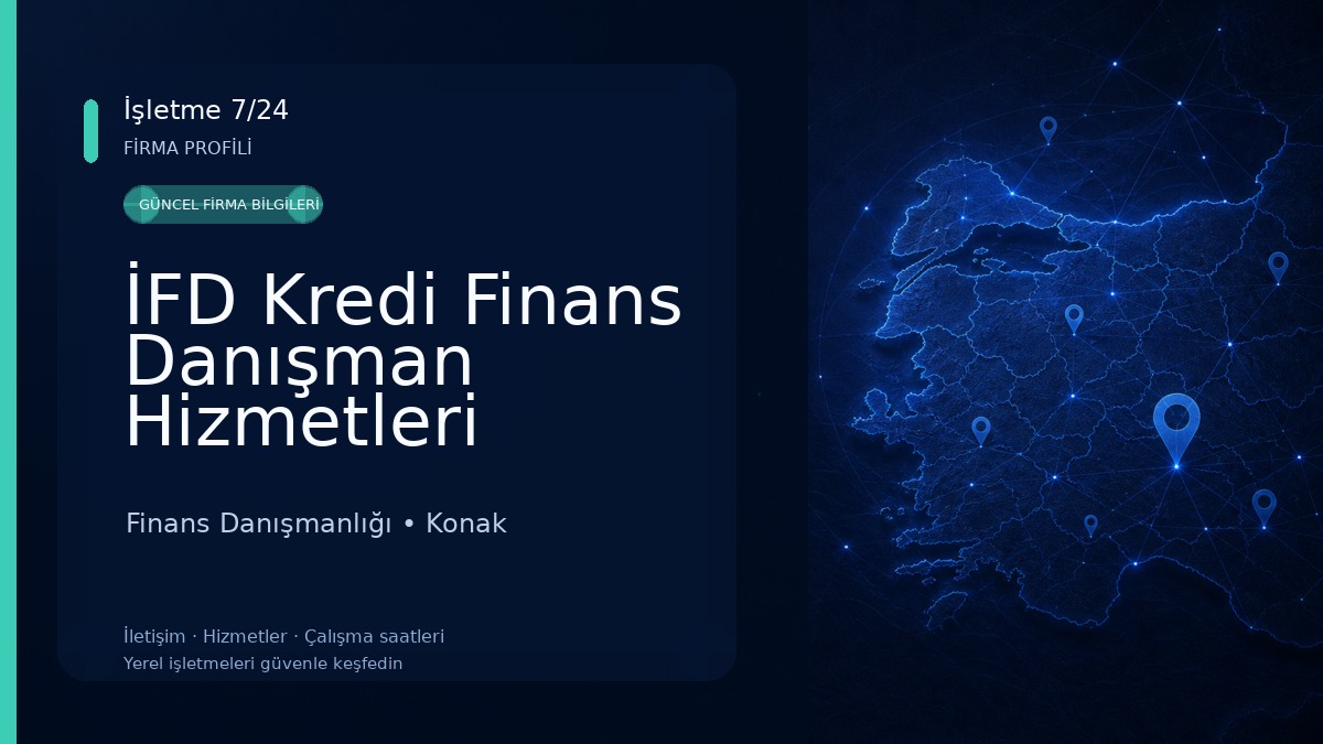 İFD Kredi Finans Danışman Hizmetleri 