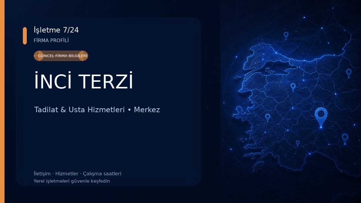İNCİ TERZİ Tadilat & Usta Hizmetleri