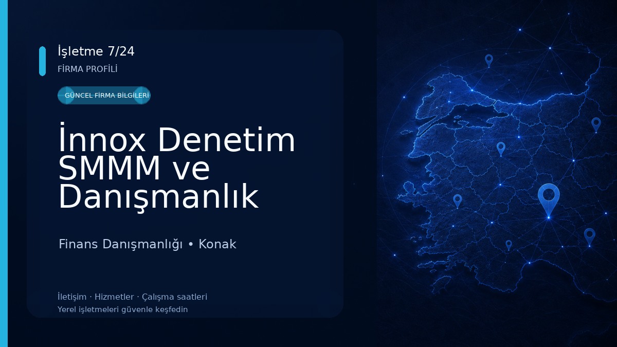 İnnox Denetim SMMM ve Danışmanlık Hizmetleri 