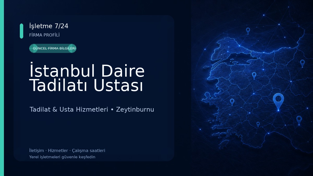 İstanbul Daire Tadilatı Ustası Tadilat & Usta Hizmetleri