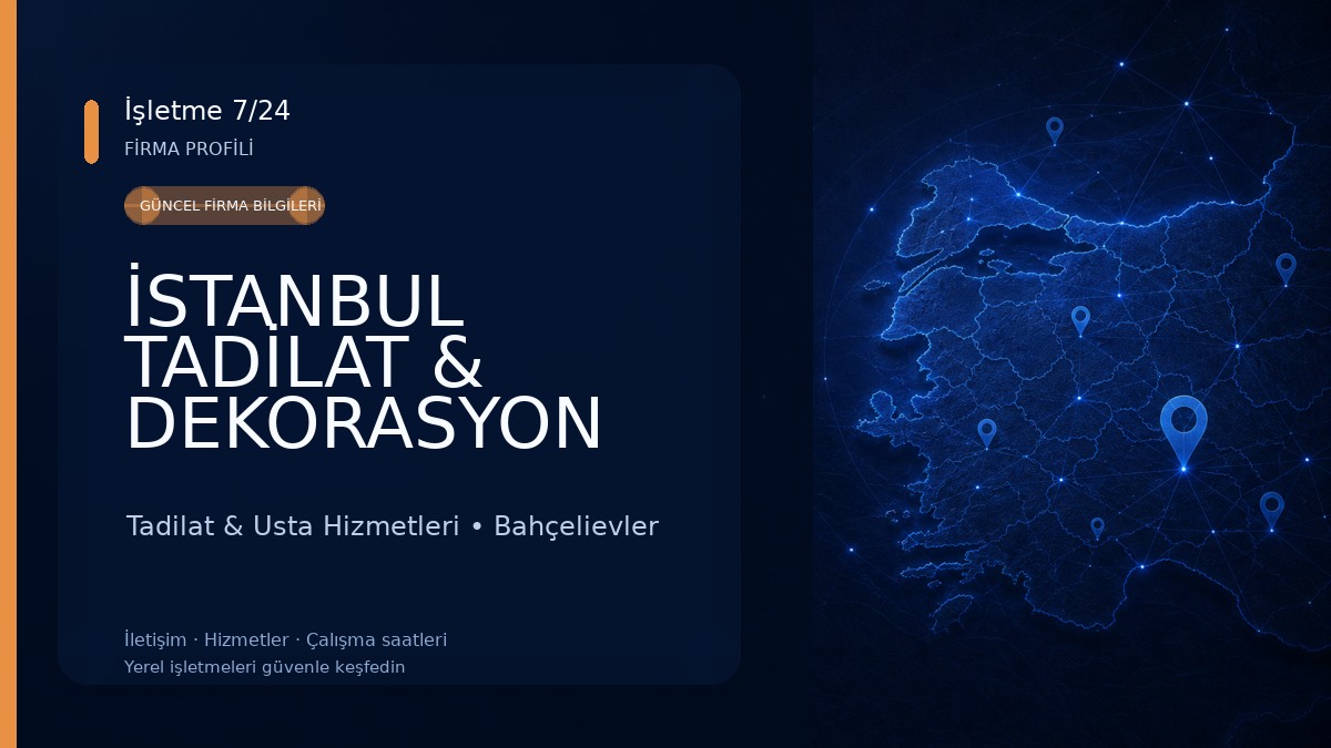 İSTANBUL TADİLAT & DEKORASYON USTASI Tadilat & Usta Hizmetleri