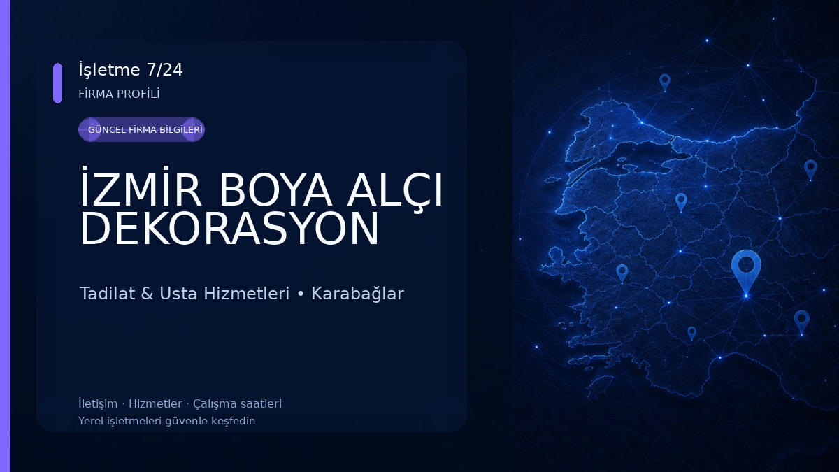 İZMİR BOYA ALÇI DEKORASYON 