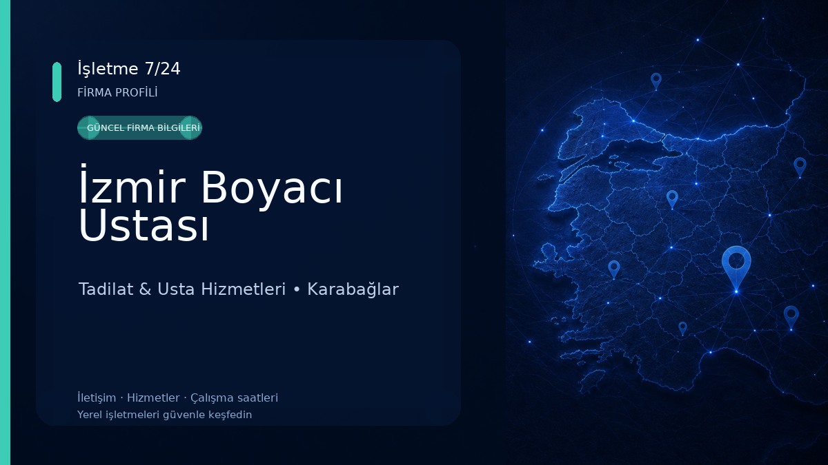 İzmir Boyacı Ustası