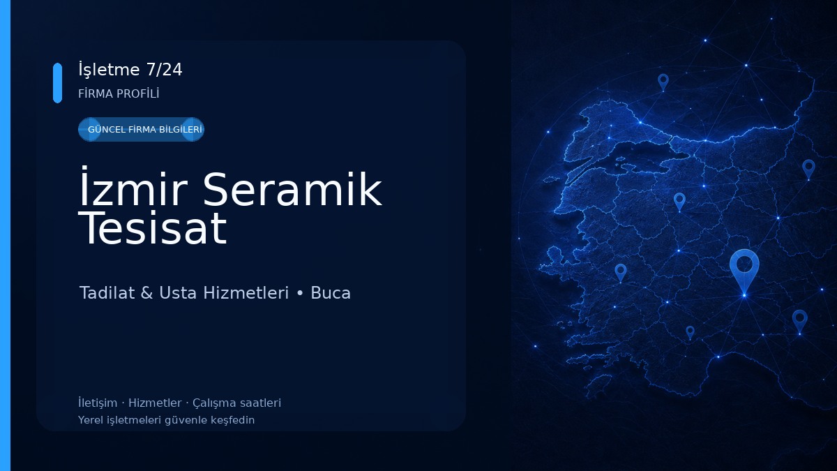 İzmir Seramik Tesisat Tadilat & Usta Hizmetleri