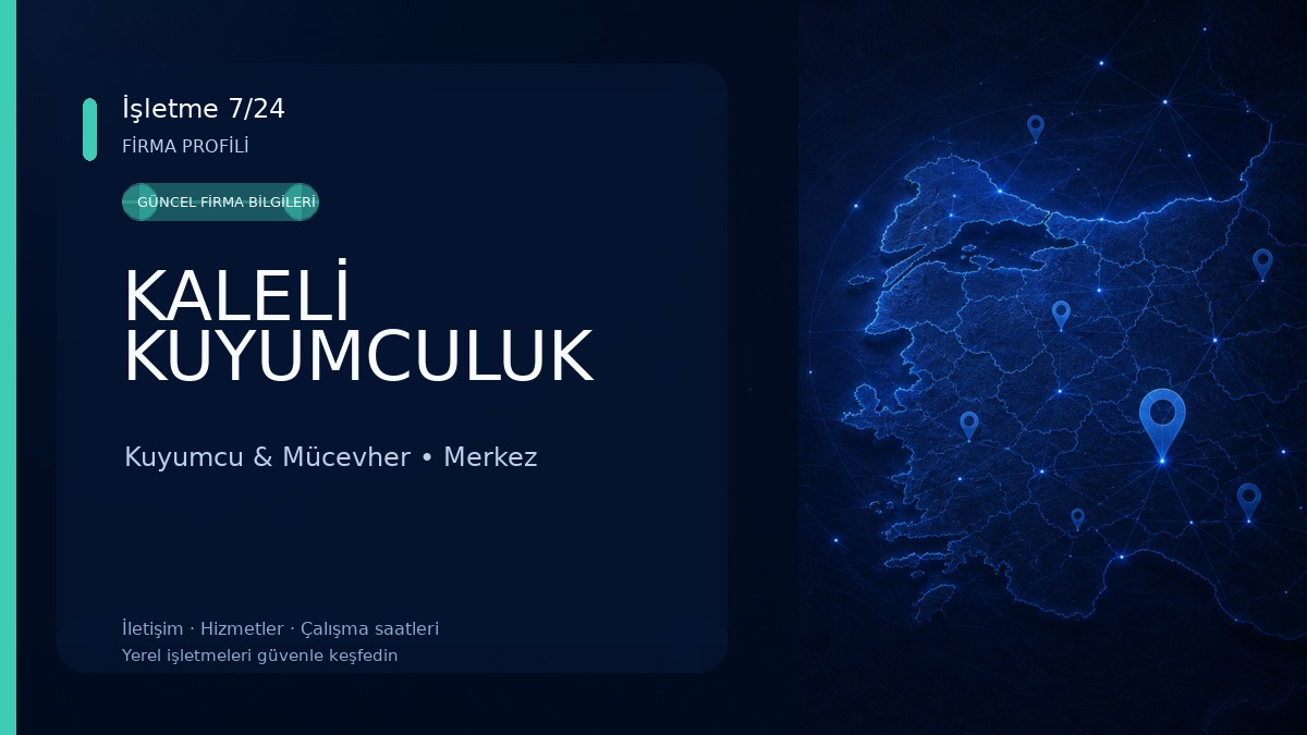 KALELİ KUYUMCULUK Kuyumcu & Mücevher