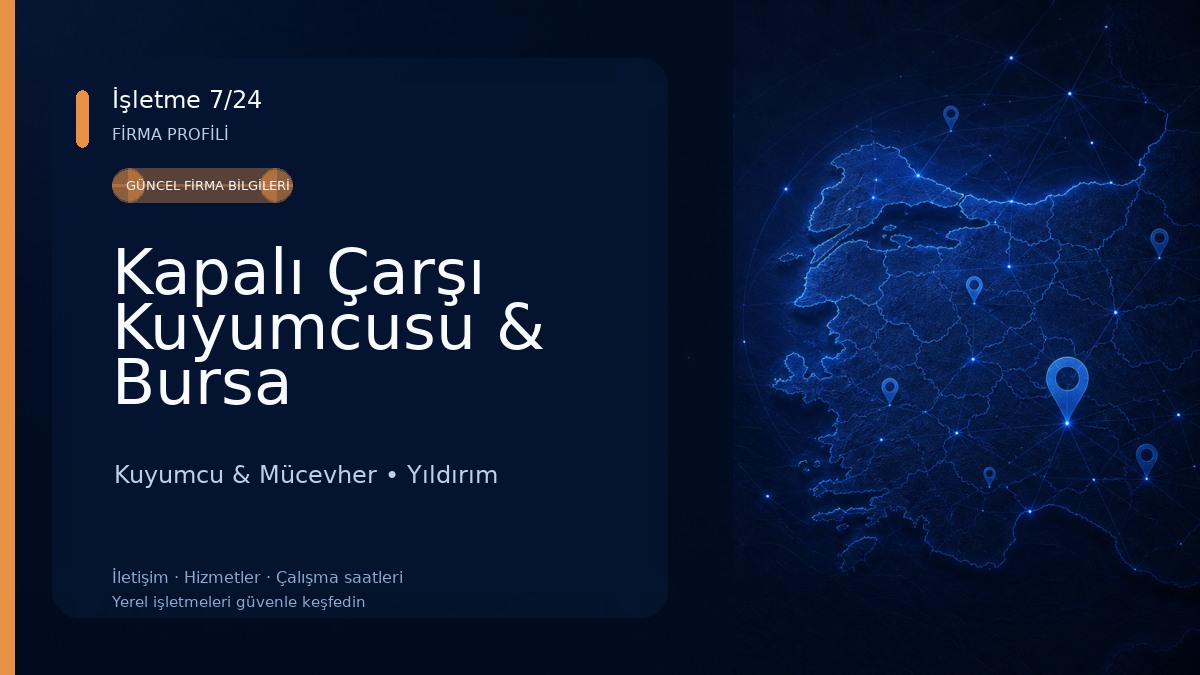 Kapalı Çarşı Kuyumcusu & Bursa Kuyumcusu Kuyumcu & Mücevher